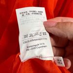 Cecilie Bahnsen Fang Draped Open Back Sleeveless Midi Dress Orange Photo 13