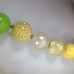 Tinker Bell Chunky‎ Bead Necklace Bubble Bead Photo 12