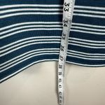 Talbots T By Dress Women's L Blue White Striped Knit Stretch Classic Summer Prep Photo 8
