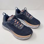 Hoka One One Womens Shoes Blue Pink Bondi 6 Athletic Low Top Sneakers US 10.5 Photo 0