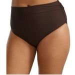 Coco reef  Dark Brown High-Waisted Bikini Bottom Photo 1