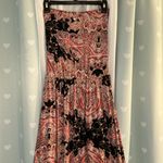 Lascana Size 4 Strapless Paisley Maxi Dress Black Photo 6