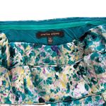 Cynthia Steffe Multicolor Floral Silk Strapless Mini Dress Women's Sz 8 Tiered Ruffle Party Photo 7