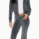 Aritzia TNA Sommer Velour Pant S Echo Gray Photo 1