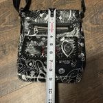 Sakroots  Artist Circle Small Messenger‎ crossbody Bag- PEACE- Black/white Photo 7