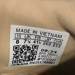 Adidas basketball cream and beige leather sneakers, sz 8 women’s, NEW! Photo 10