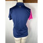EP Pro Women's Navy/Pink Polo Short Sleeve Shirt in Size S Blue Photo 1