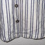 potter's pot Blue and White Striped Lightweight Mini Skirt Photo 2