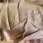 David's Bridal David’s Bridal Tiered Champagne Gold Shimmer Gown Photo 14