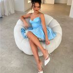 House Of CB  XS D-DD  'Minimoiselle' Cinderella Blue Tulle Mini Dress NWOT‎ Photo 10