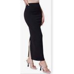 Telluride Clothing Co. Vintage Black Full Length Column Skirt size 6 Photo 6