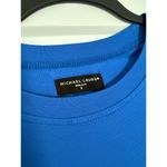 Michael Lauren $120 New  Corset Stitch Tee - Blue - small Photo 2