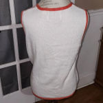 Storybook Knits‎ Womens Island Getaway Sweater Tank Medium Orange Photo 1