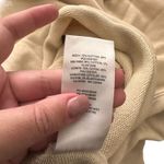 Aritzia TNA Airy Fleece Boyfriend Cropped Sweatshirt Beige Medium Photo 4