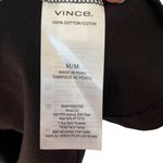 Vince  Short Sleeve Waist Tie Shirt Mini Dress Black Womens Size Medium Photo 9