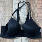 Aerie  Sunnie Black Molded Underwire Bra 34C Crisscross Back Adjustable Straps Photo 0