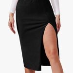 Womens Split Thigh Pencil Skirt Size XS Photo 0