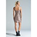 Noli  Yoga liquid dress almond tan size small NWT Photo 1