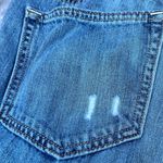 Old Navy  Boyfriend Blue Jeans Womens 14 Denim Distressed Cuffed Rips Casual Photo 13