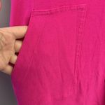 J.Crew Hot Pink Pullover High Low Viscose Dress w/ Pockets and Shoulder Tabs-Sm Photo 7
