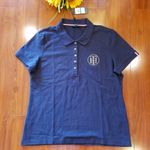 Tommy Hilfiger Navy Blue Polo Logo Shirt Sz L Photo 2
