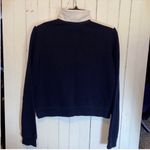 Hollister  Half-Zip Sweatshirt Yellow White Blue Size M Photo 5