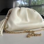 Understated Leather Crescent Clutch Photo 1