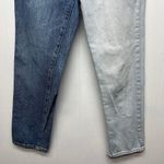 PacSun  Color Block High Rise Straight Women's Blue Jeans Size 23 Button Fly Photo 4