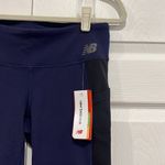 New Balance Transform Pocket Tight Womens Navy Blue Black Size Small Photo 2