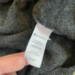 Athleta Finale Wool Cashmere Convertible Twist Cropped Gray Sweater size Small Photo 5