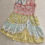 Love Shack Fancy Patchwork Floral Halter Cambria Mini Dress size Small Photo 5