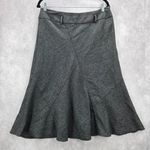 Sandro 092.  Brown Flare Executive Pencil Office Knee Length Skirt 10 Photo 0