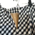 Rumer Black & White Checked Plaid High Front Slit Bisou Maxi Skirt Women Sz S Photo 8