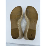 Espadrille Wedges Womens 9 Clear Straps Open Toe 4" Heel Wedding Travel Preppy Photo 5