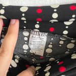 Black Polka‎ Dot Midi Skirt, Vintage, Y2K, Retro, Chic, Feminine, Boho, Large Photo 2