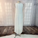 Evereve Roan + Ryan White Bella Sleeveless Flowy Midi Dress Size Medium Photo 6