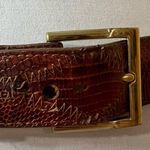 Justin Boots Justin brown genuine lizard reptile western belt 28 Photo 4