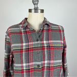 Marine layer  Plaid Flannel Button Down Photo 2