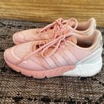 Adidas ZX 1K Boost Women's Size 6 Peach Pink Hi‑Tail H6903R Running Shoes Photo 2
