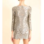 Calvin Klein VTG x Bergdorf Goodman FW 1991 Iconic Silver Metallic Mini Dress 4 Photo 13