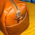 Unbranded Brown Studded Satchel Handbag w Crossbody Strap Photo 3