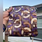 Coach Women's Purple and Brown Crossbody Bag Photo 1