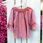 Free People  Ainsley Denim Top XL Photo 3