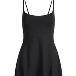 SKIMS Smooth Layers Scoop Neck Mini Dress in Obsidian, Size Small Photo 4