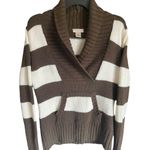 Arizona Vintage/Y2K Brown & White Striped Sweater Size XL Photo 2