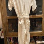 Main Strip  tan linen romper pantsuit Photo 1