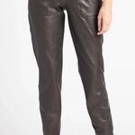 Spanx ® Faux Leather Jogger Pants Black Pull On Rocker Chic Luxe Size XL Photo 2