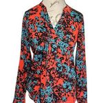 The Limited  Womens Blouse Top Size Small Popover Floral Long Sleeve Office Wear Photo 0