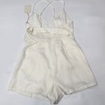 Tularosa  Noely Romper in White XS Photo 12