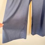 Max Studio  Blue Wide Leg High Rise Belted Dress Pants Womens S Fall Classic Photo 6